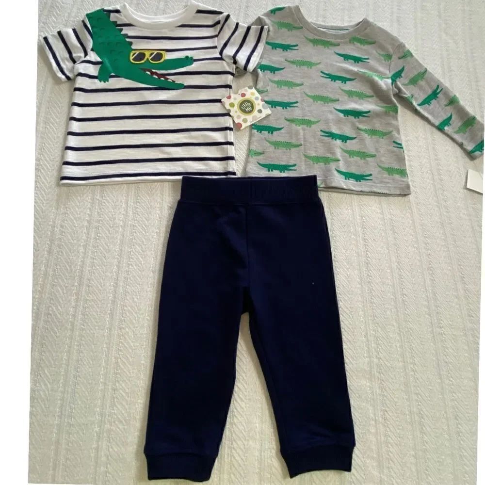 LITTLE ME BOYS 12M 3-Piece Set
